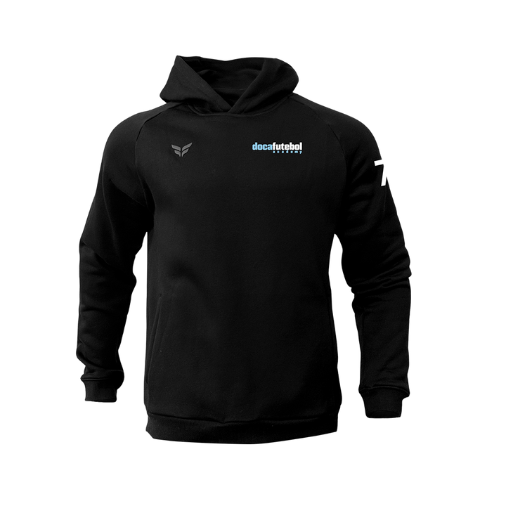 DOCA FUTEBOL COTTON-BLEND HOODIE (BLACK)