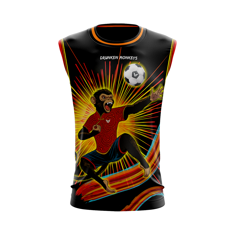 DRUNKEN MONKEYS CHOP SLEEVELESS JERSEY (BLACK)