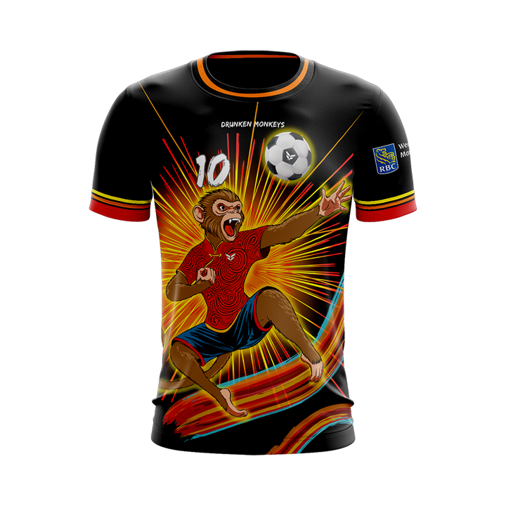 DRUNKEN MONKEYS WOMENS HOME JERSEY SS (BLACK)