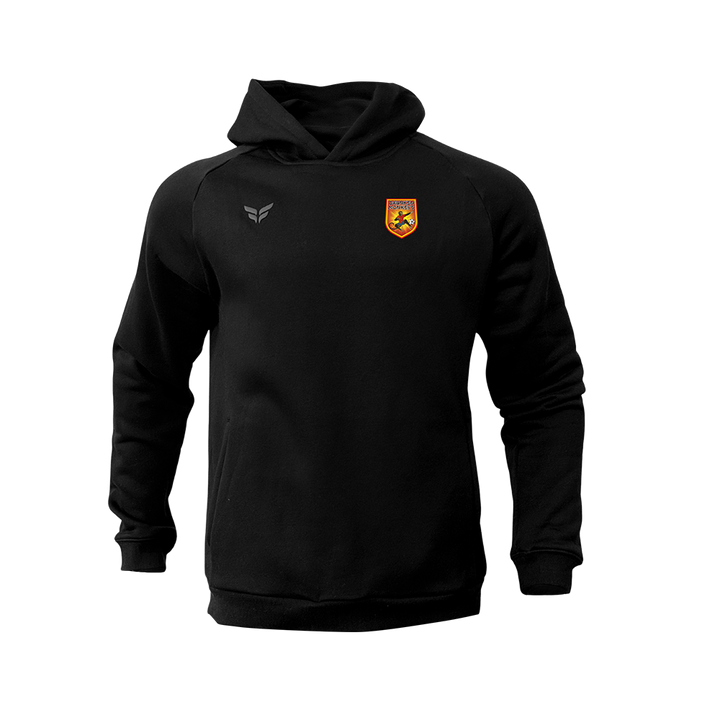 DRUNKEN MONKEYS COTTON-BLEND HOODIE (BLACK)