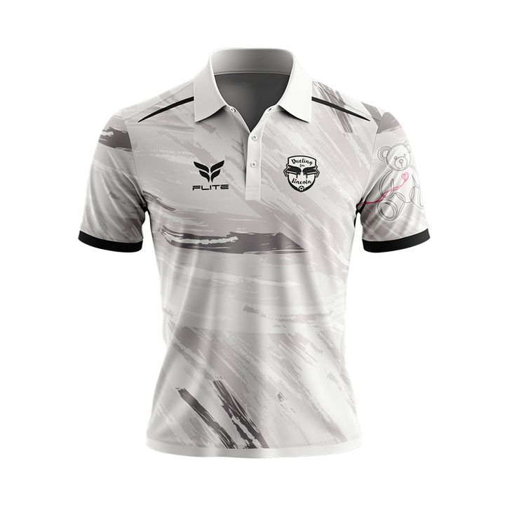 DUELING FOR LINCOLN POLO SHIRT (WHITE)