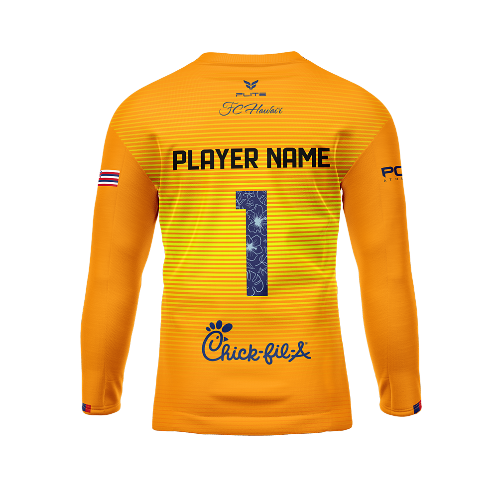 FC HAWAII GK JERSEY LS (ORANGE)