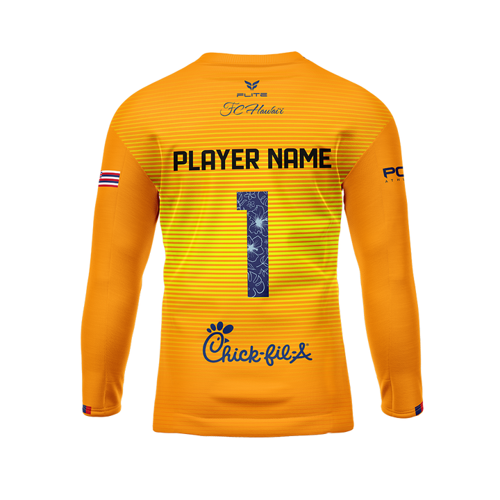 FC HAWAII GK JERSEY LS (ORANGE)