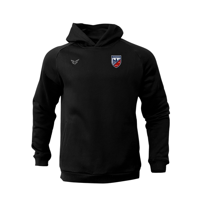 FOUNDERS FC COTTON-BLEND HOODIE (BLACK)