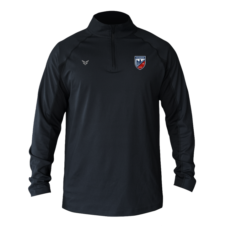FOUNDERS FC STEALTH QUARTER-ZIP (BLACK)