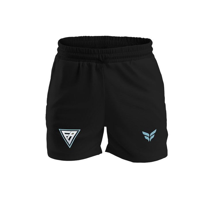 FUTBOLAND COACHES SHORTS W/ZIPPERED POCKETS (BLACK)