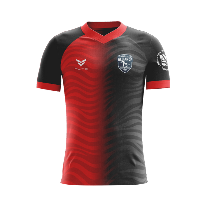 GREAT LAKES ALLIANCE GAME JERSEY SS (880 RED BLACK)