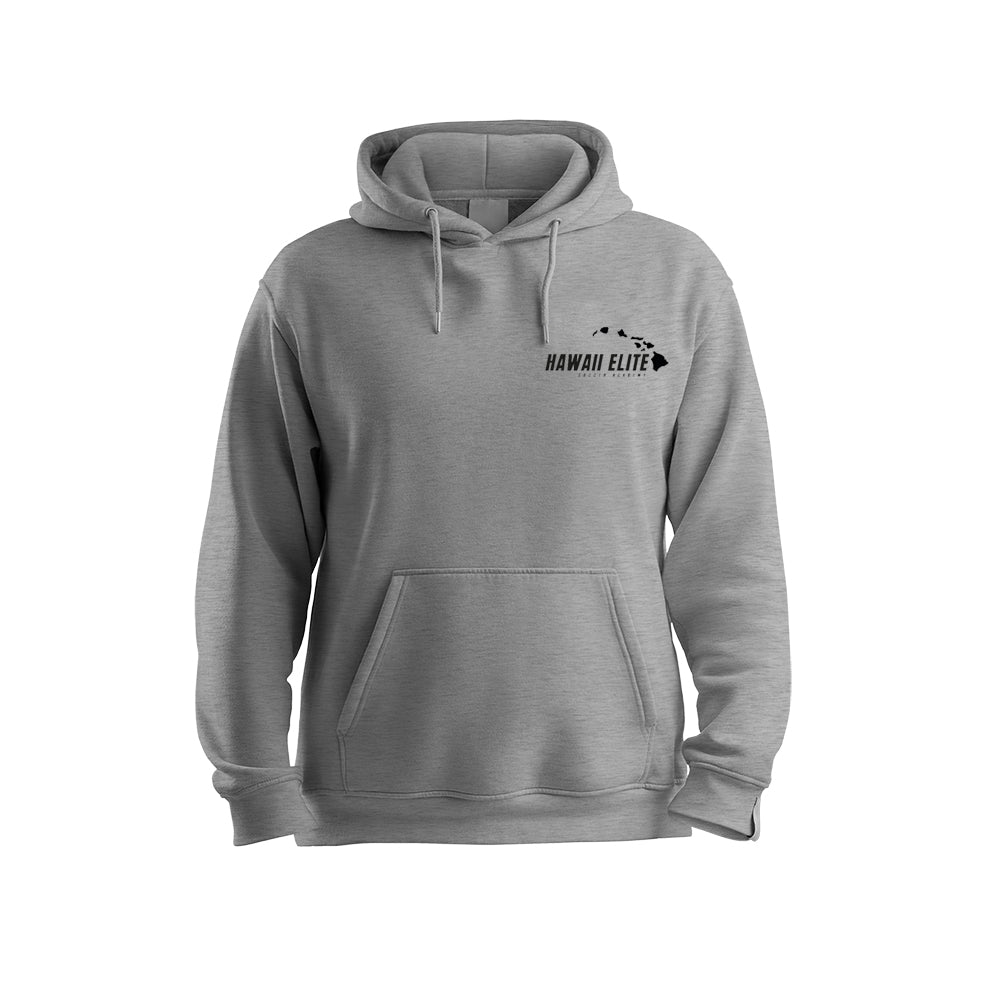 HAWAII ELITE COTTON-BLEND HOODIE (GREY)
