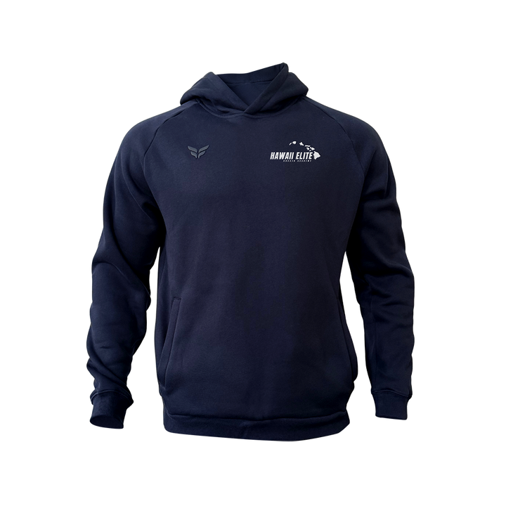 HAWAII ELITE COTTON-BLEND HOODIE (NAVY)
