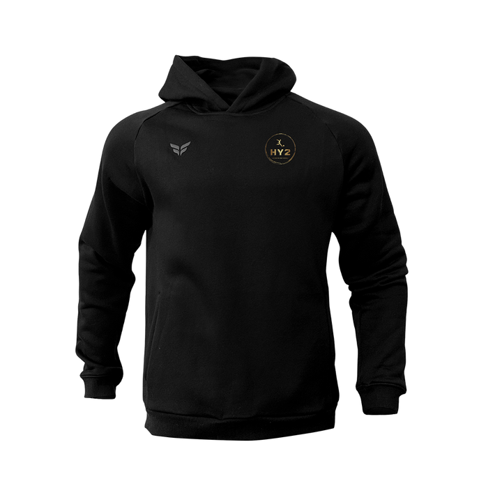 HY2 COTTON-BLEND HOODIE (BLACK)
