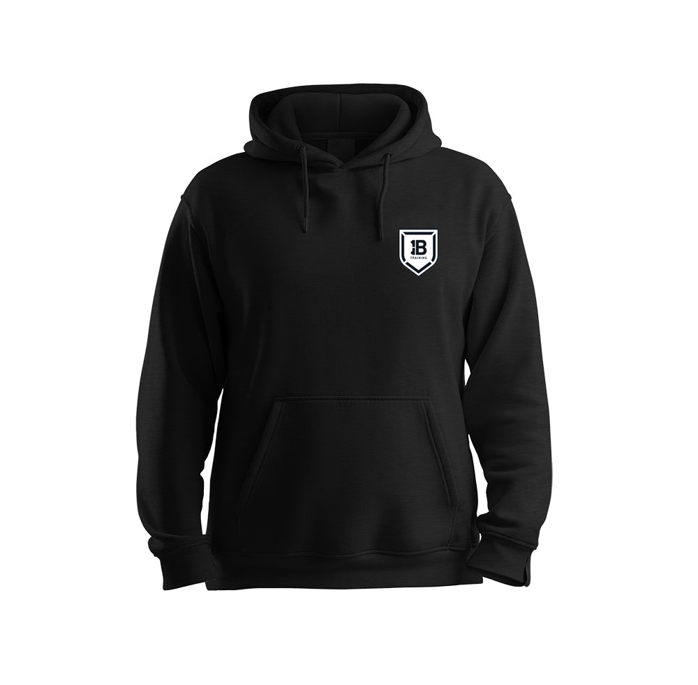 IB 1ON1 COTTON-BLEND HOODIE (BLACK)