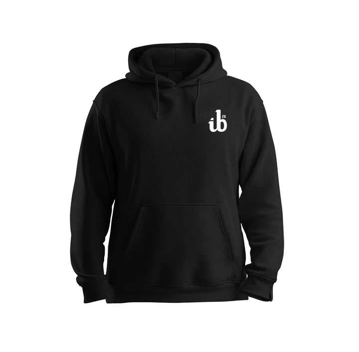 IB26 COTTON-BLEND HOODIE (BLACK)