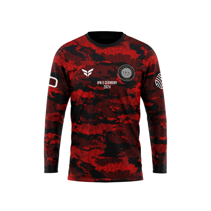 IPA GERMANY FIELD PLAYER JERSEY LS (RED)