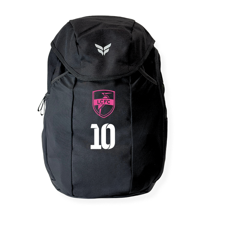 LCFC TEAM BACKPACK WITH PLAYER NUMBER (BLACK)