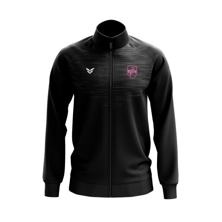 LCFC WARM-UP JACKET (BLACK)