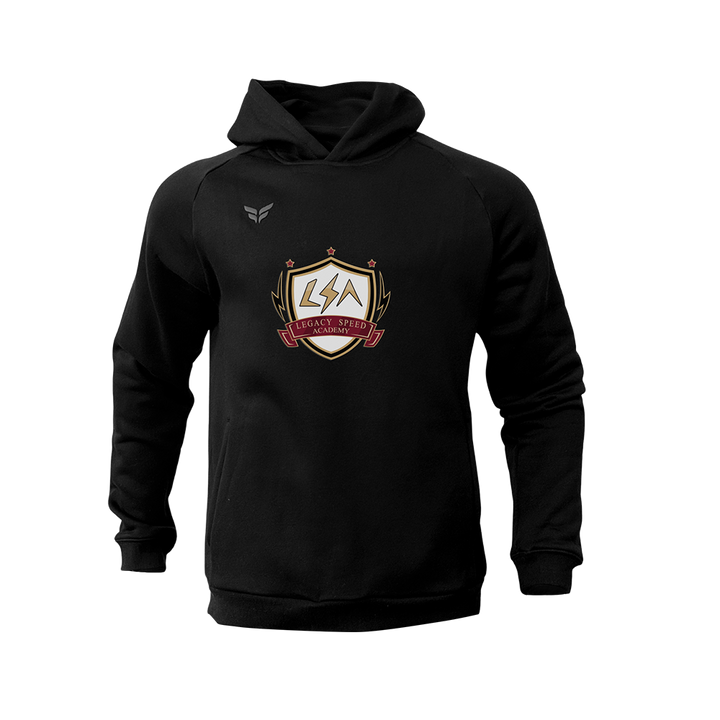 LEGACY SPEED ACADEMY COTTON-BLEND HOODIE (BLACK)