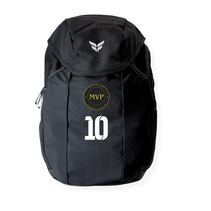 MVP FC TEAM BACKPACK WITH PLAYER NUMBER (BLACK)