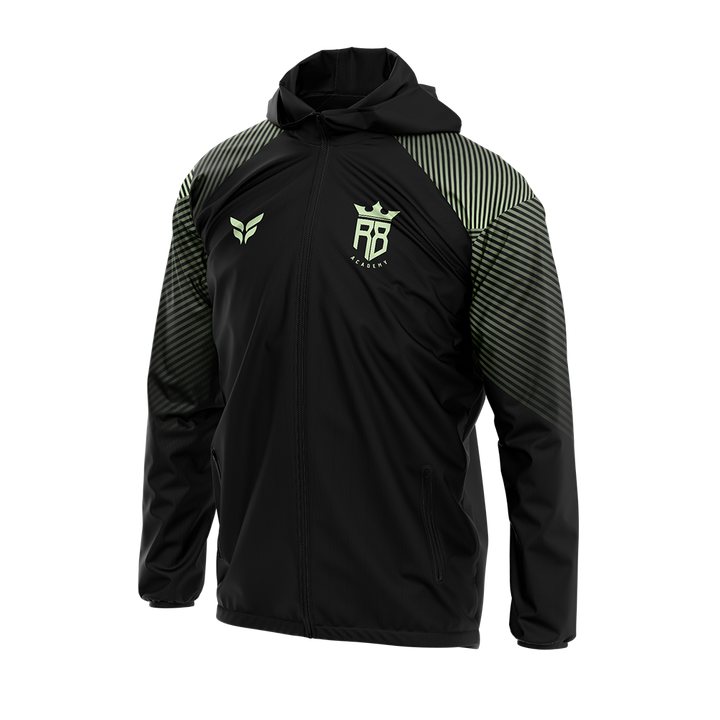 R8 ACADEMY WINDBREAKER JACKET (BLACK GREEN)
