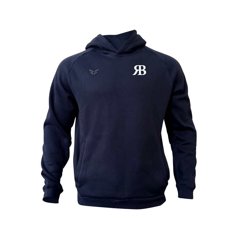 RB COTTON-BLEND HOODIE (NAVY)