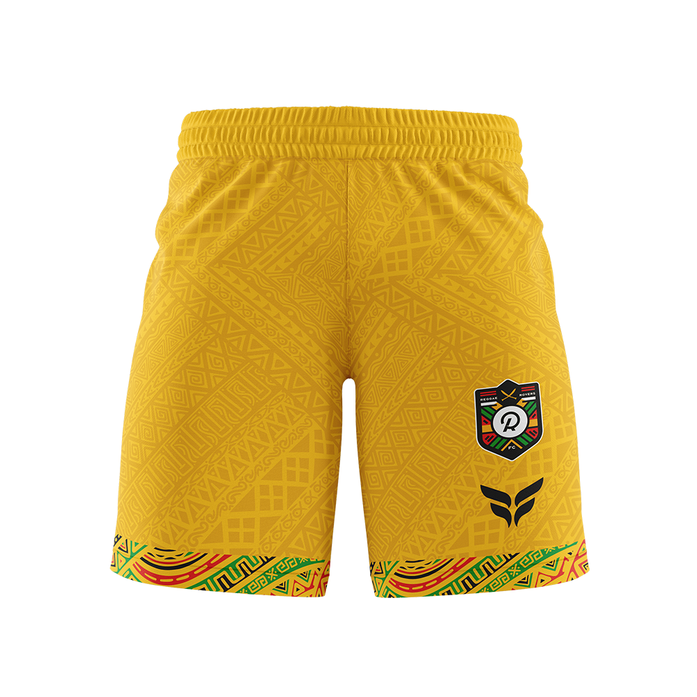 REGGAE ROVERS 2026 TST MENS GK SHORTS (YELLOW) – Flite Sports