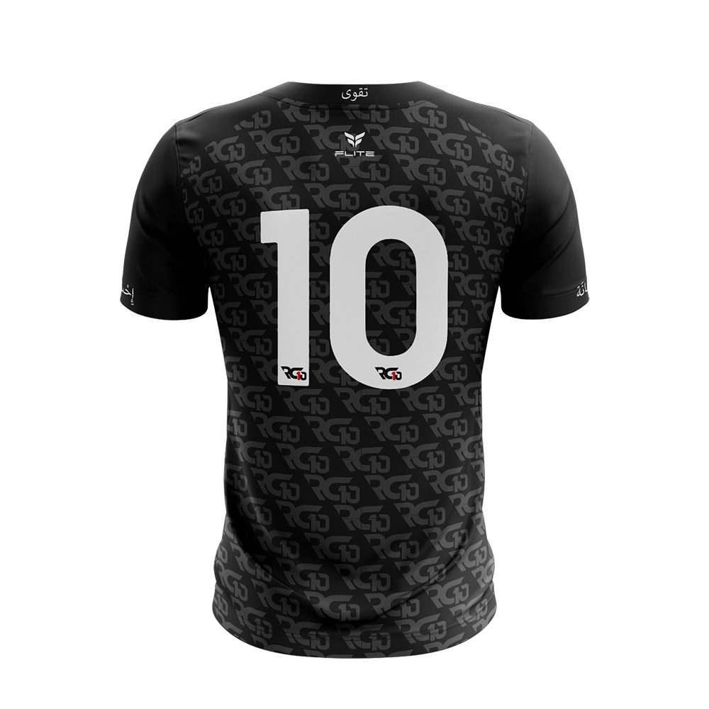 RG10 YOUTH AWAY JERSEY SS (BLACK)