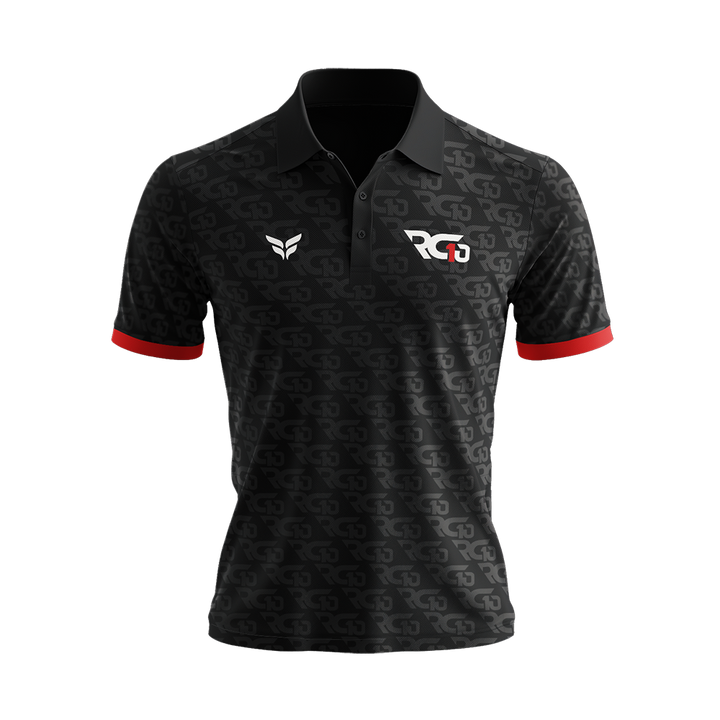 RG10 YOUTH POLO SHIRT (BLACK)
