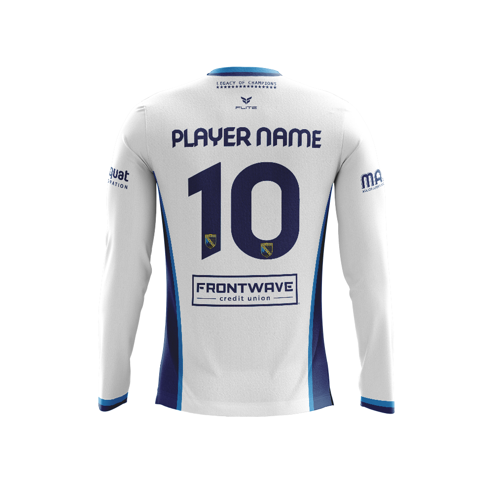 SD SOCKERS AWAY JERSEY LS (WHITE)