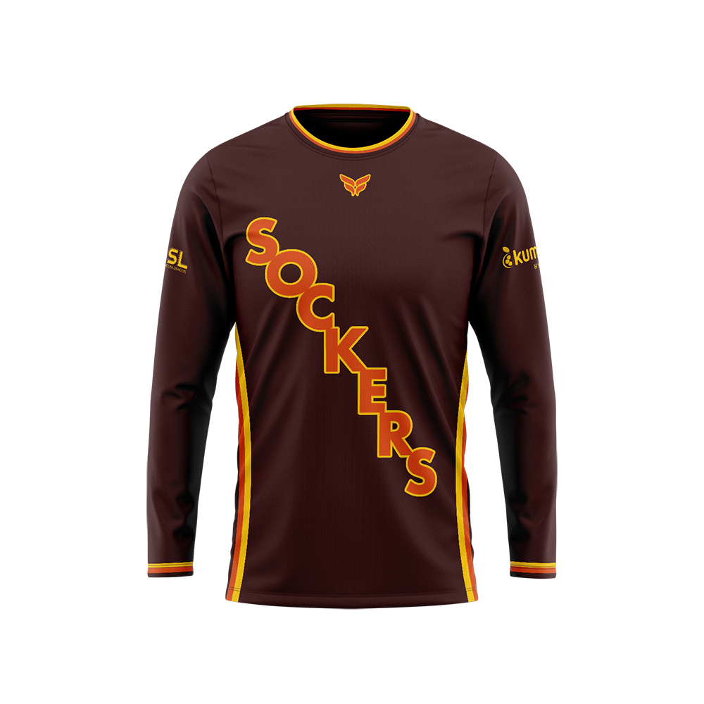 SD SOCKERS PRO 3RD JERSEY LS (BROWN)
