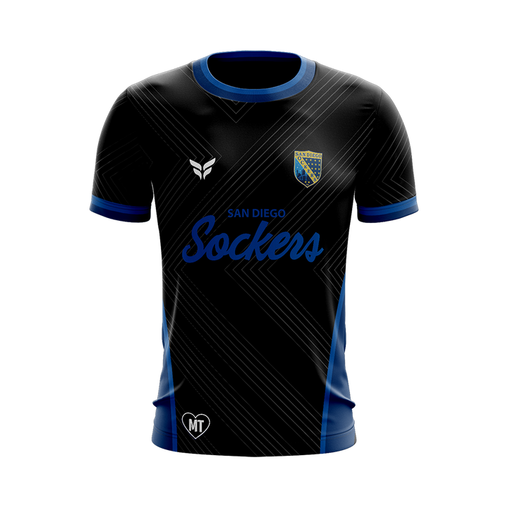 SD SOCKERS YOUTH TRAINING JERSEY SS (BLACK)