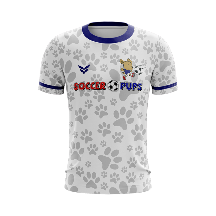 SOCCER PUPS "ACADEMY" JERSEY SS (WHITE)