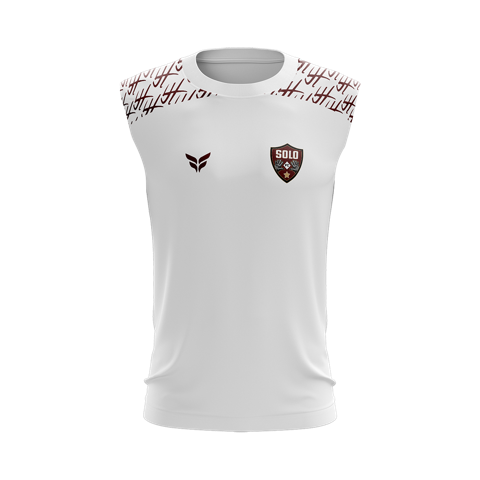 2025 SOLO FC TRAINING JERSEY NS (WHITE)