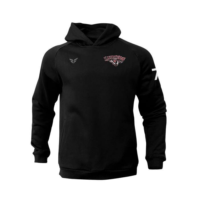 ST JOHNS COTTON-BLEND HOODIE (BLACK)