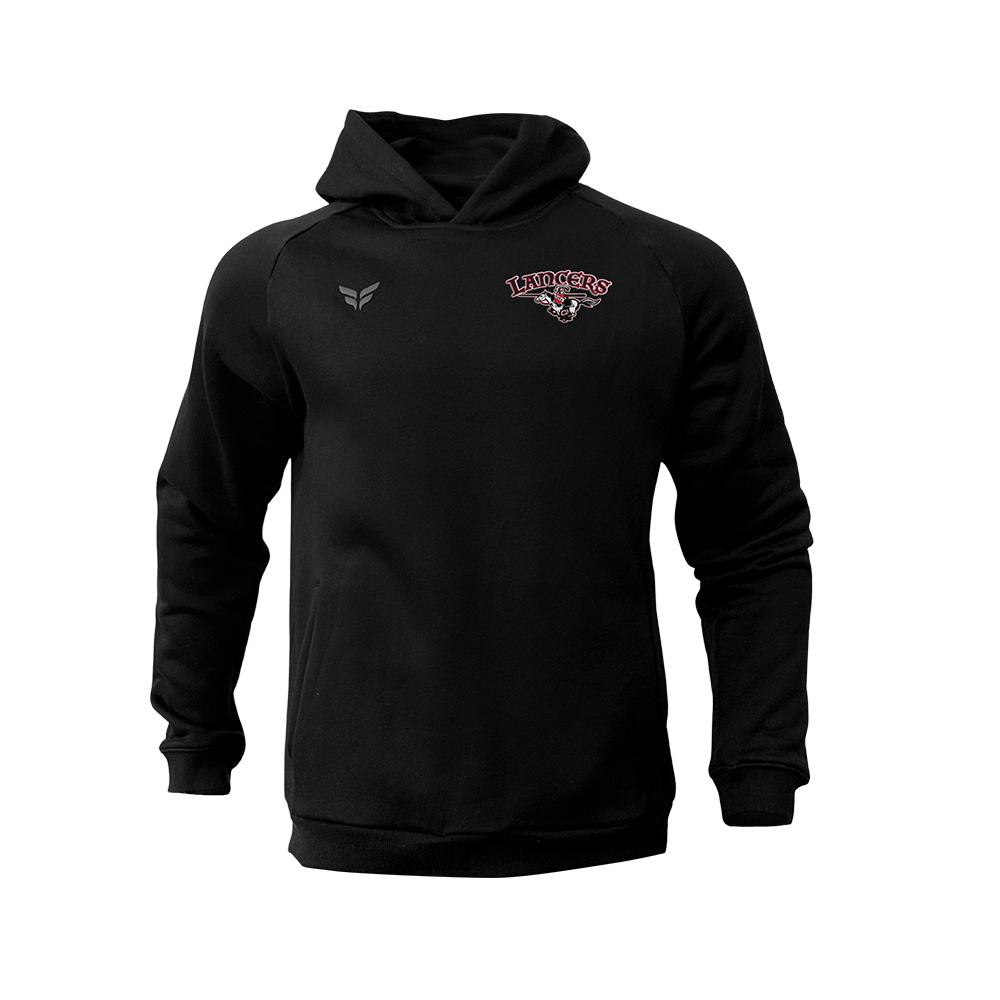 ST JOHNS COTTON-BLEND HOODIE (BLACK)