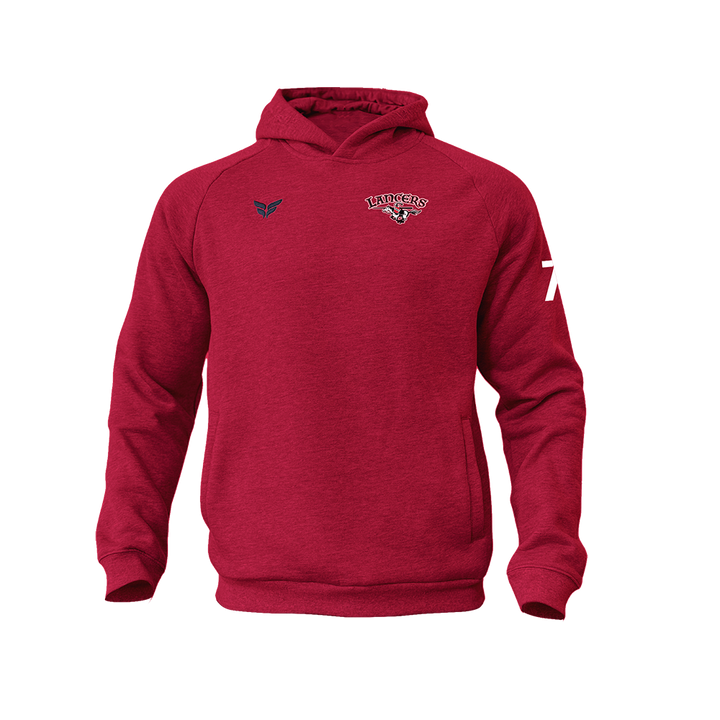 ST JOHNS COTTON-BLEND HOODIE (RED)