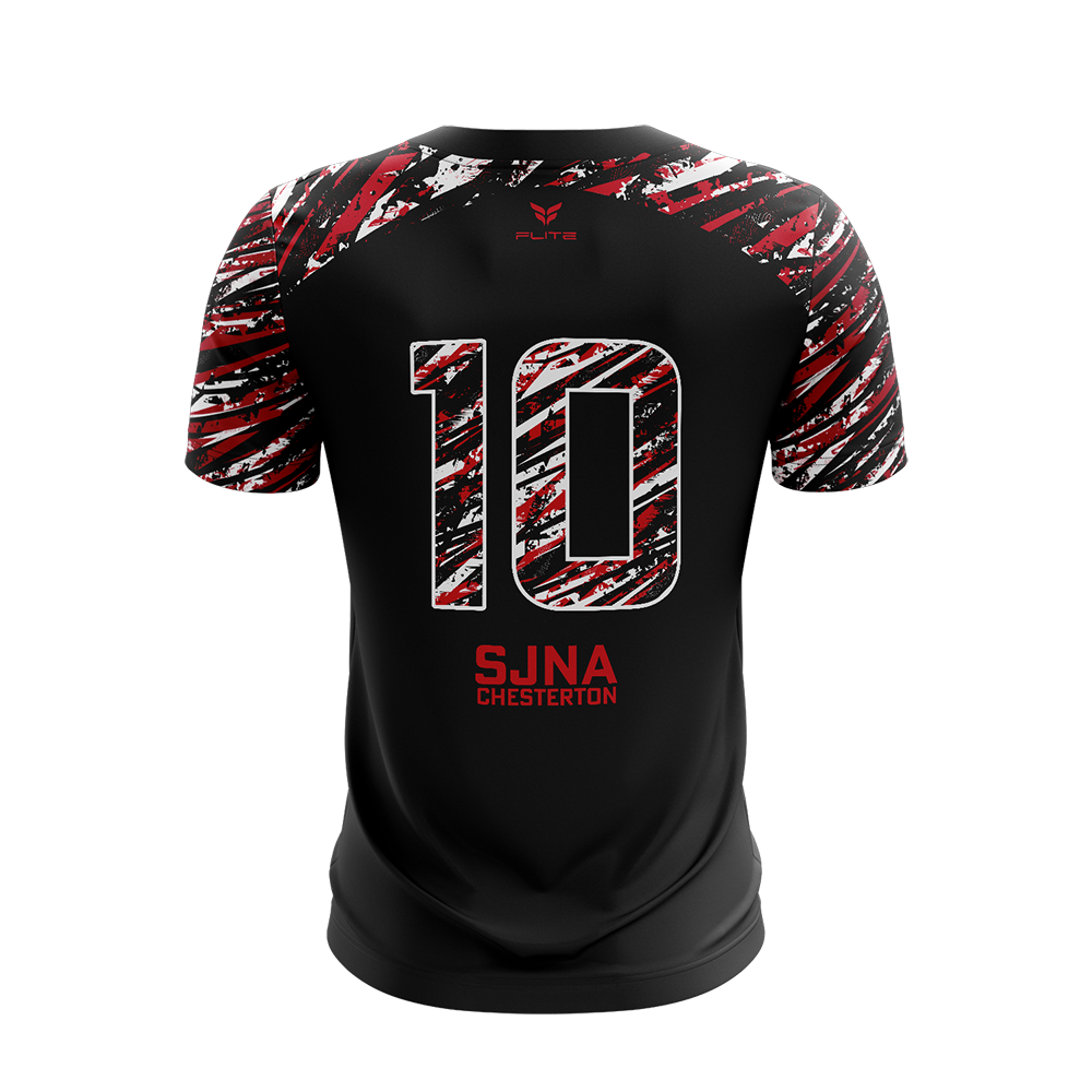 ST JOHNS SUPPORTER JERSEY SS (BLACK)