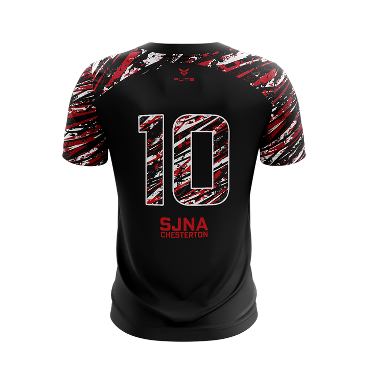 ST JOHNS SUPPORTER JERSEY SS (BLACK)