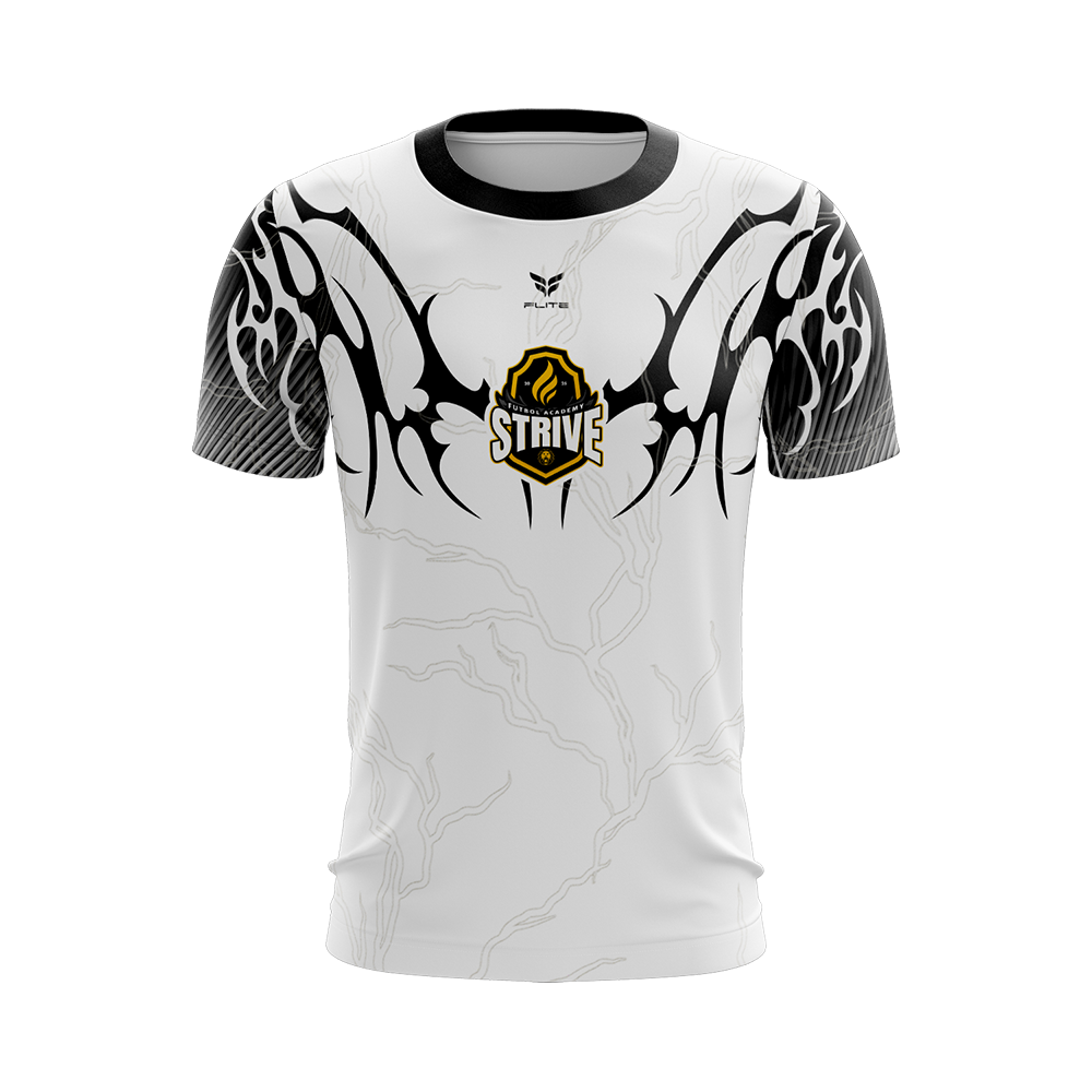 STRIVE FUTBOL TRAINING JERSEY SS (WHITE BLACK)