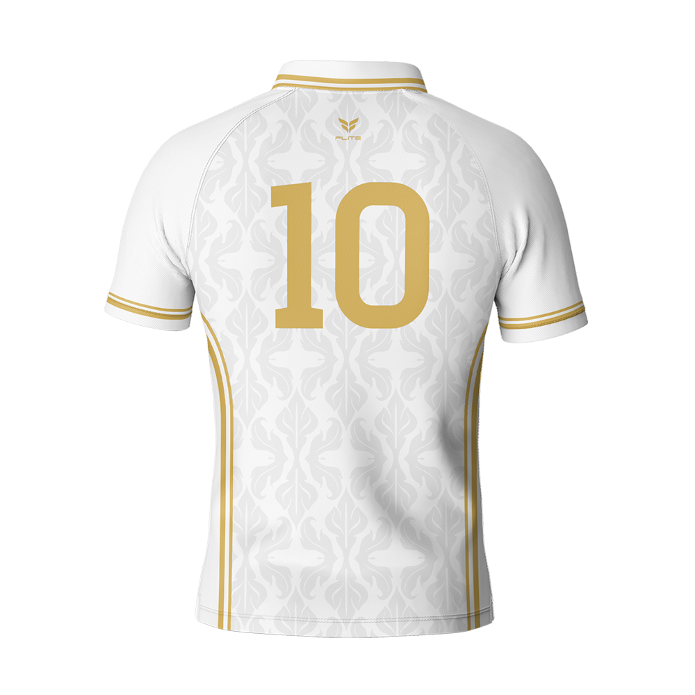 TEKFLOW FUTSAL ELITE JERSEY HIGH COLLAR SS (WHITE)