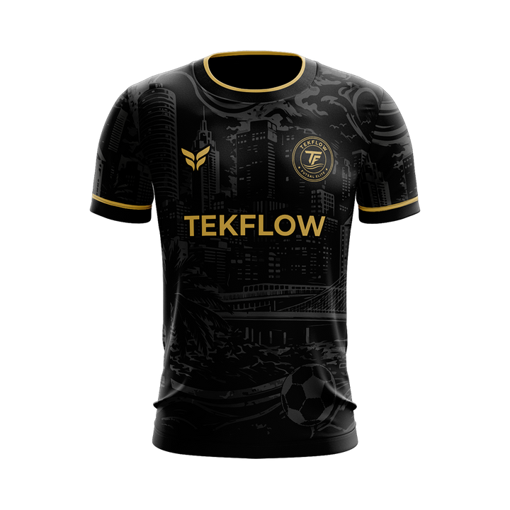 TEKFLOW FUTSAL ELITE TRAINING JERSEY SS (BLACK)