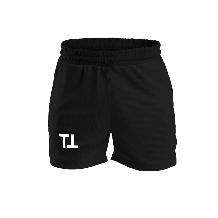TOGETHERSHIP SHORTS WITH ZIPPERED POCKETS (BLACK)