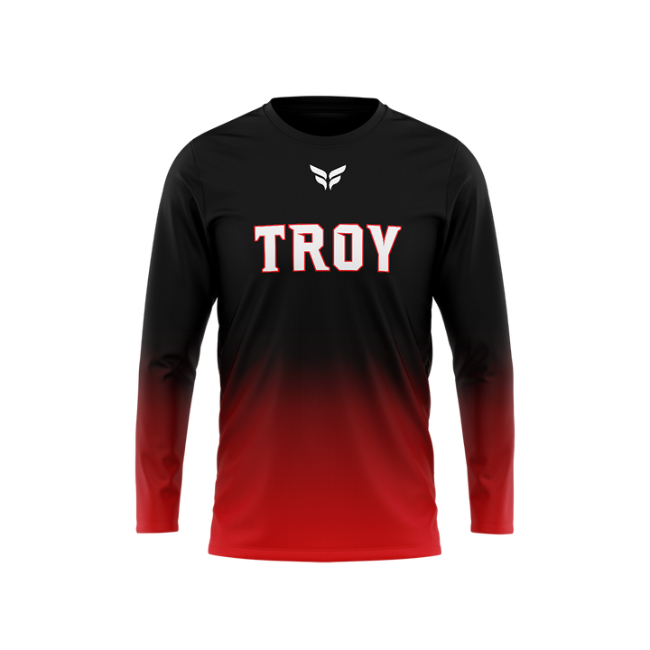 TROY TRAINING JERSEY LS (BLACK)