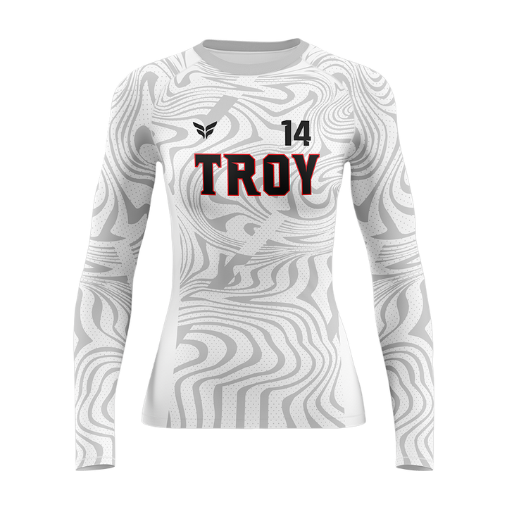 TROY AWAY JERSEY LS (WHITE)