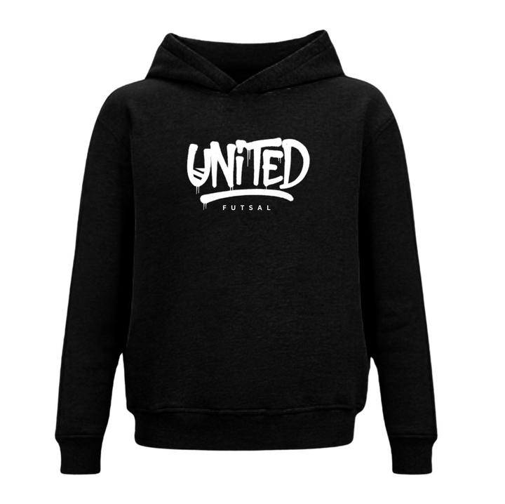 UNITED FUTSAL COTTON-BLEND HOODIE (BLACK)