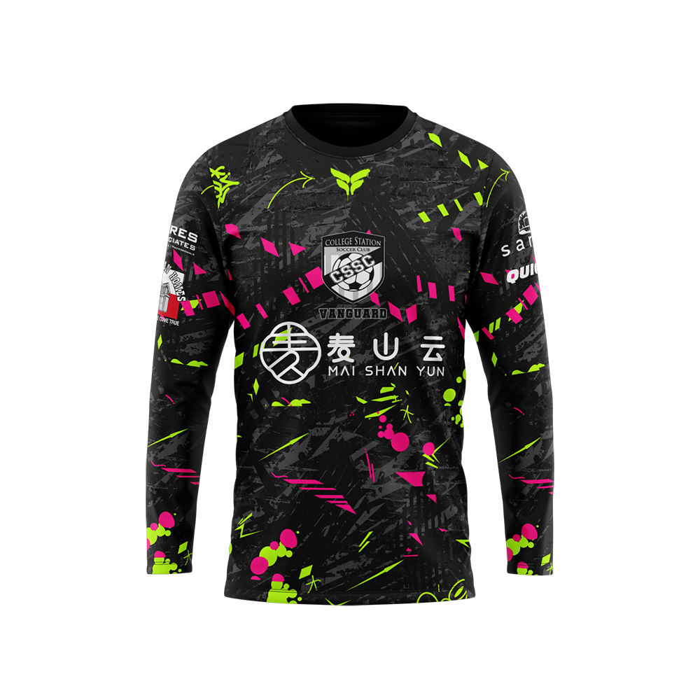 VANGUARD GOALKEEPER JERSEY LS (BLACK)