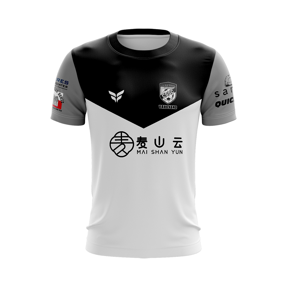 VANGUARD TRAINING JERSEY SS (BLACK WHITE)