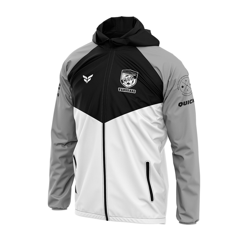 VANGUARD WINDBREAKER JACKET (BLACK GREY)