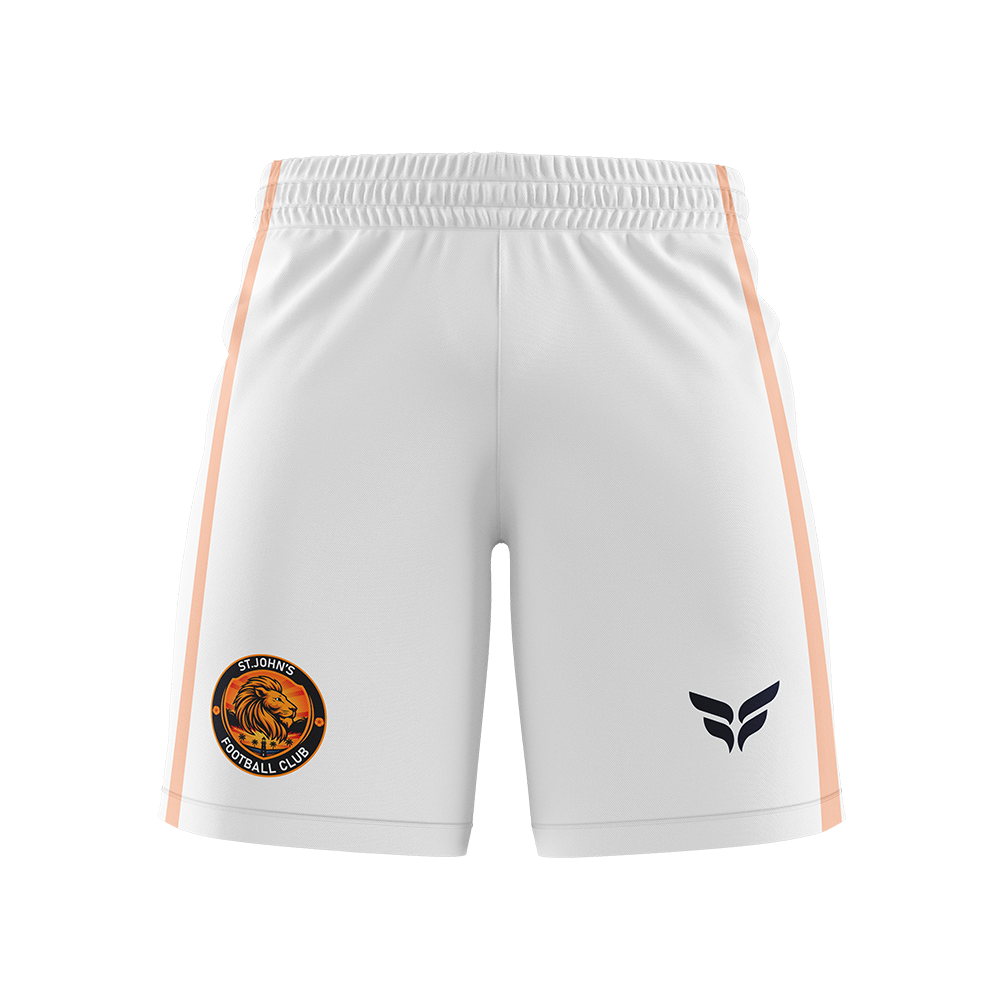 ST JOHNS FC ALTERNATE PLAYER SHORTS (WHITE)