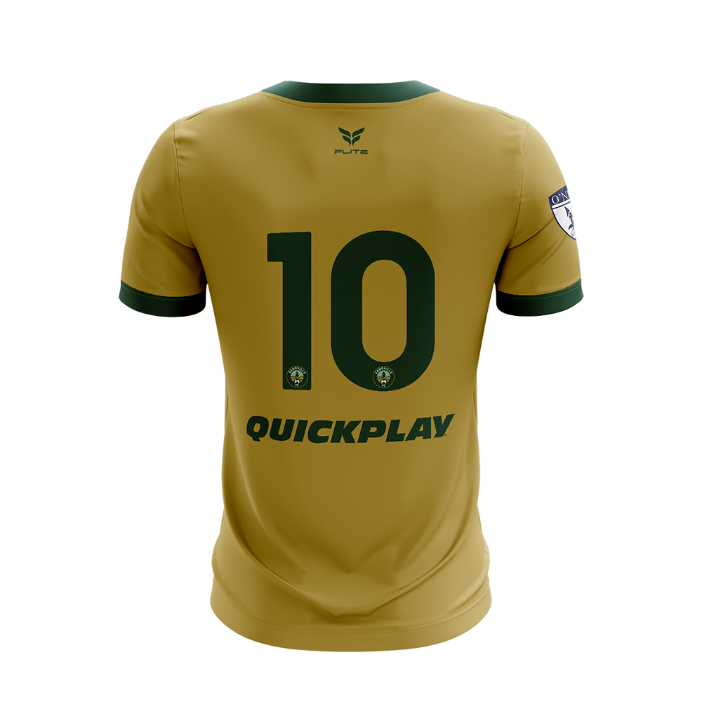 SANDHILLS FC AWAY JERSEY SS (GOLD)