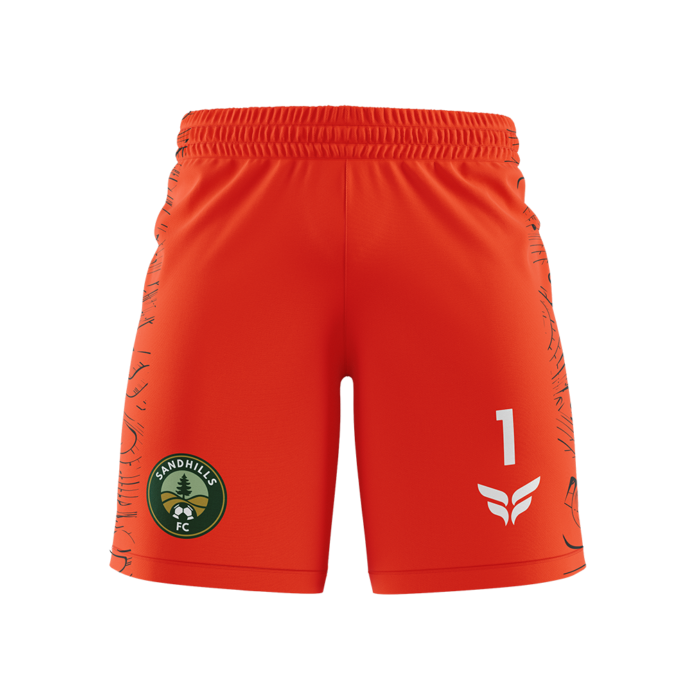 SANDHILLS FC GK PLAYER SHORTS (MAGMA)