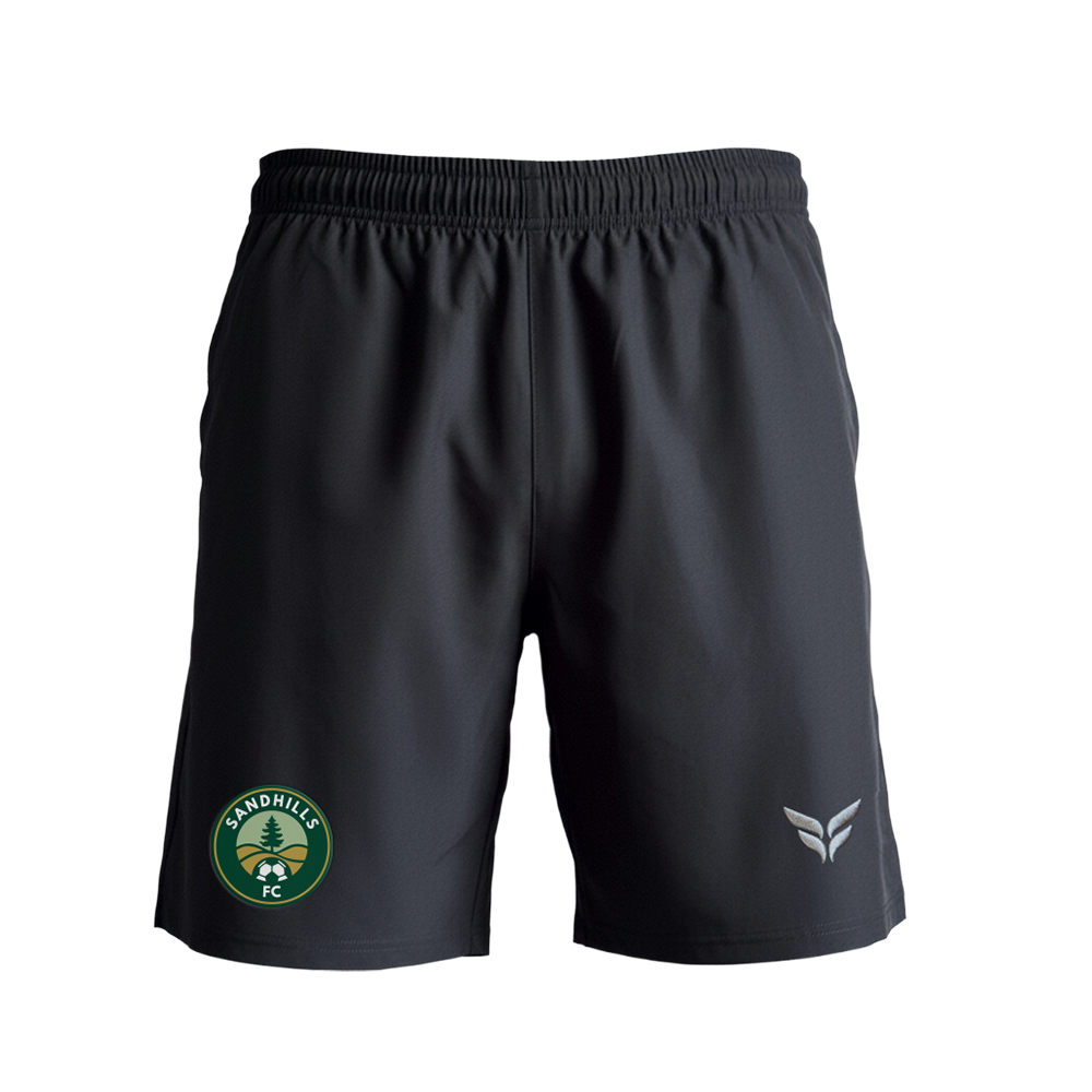 SANDHILLS FC STEALTH SHORTS WITH POCKETS (BLACK)